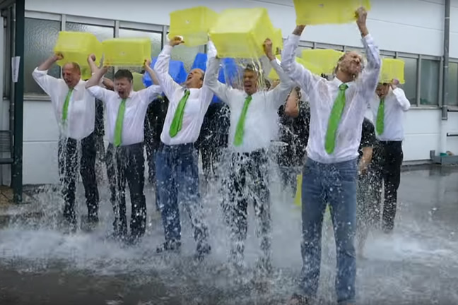 Ice Bucket Challenge erreicht Staudigl-Druck