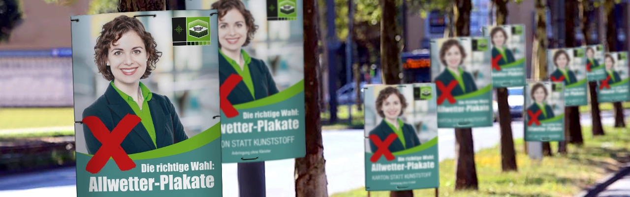 Allwetterplakate